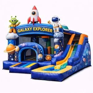 Outdoor Space Combo Alien Jump Bouncer Inflatable Entertainment