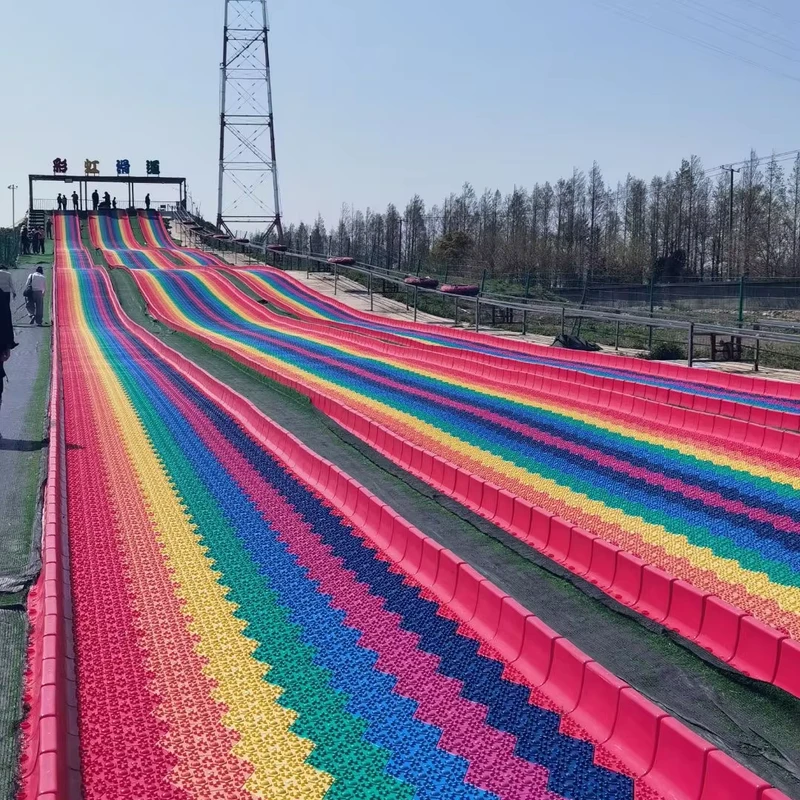 Lantai Olahraga Outdoor Dry Ski Slope Tubby Slide