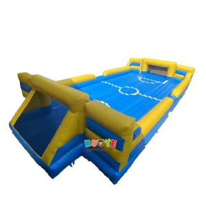 Outdoor Sports Games Arena Football Court PVC Inflatable Soccer Field With Blower for Party Rental and Events