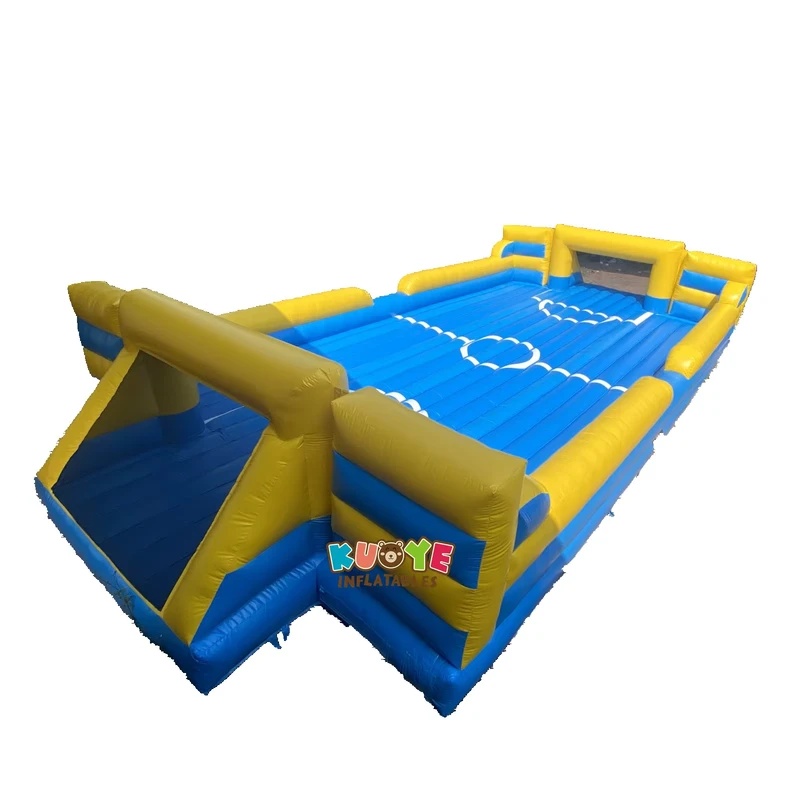 Outdoor Sports Games Arena Football Court PVC Inflatable Soccer Field With Blower for Party Rental and Events