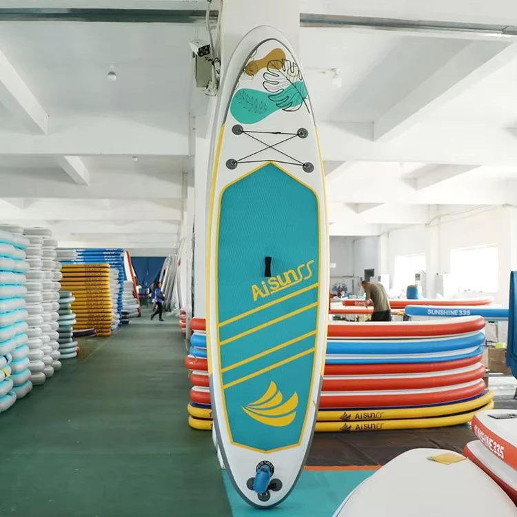 Papan Paddle Stand Up Luar Ruangan dengan Pompa Tangan Meja Selancar