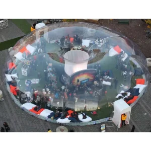 Outdoor Transparent Giant Bubble Tent With Silent Blower Affiliated for Inflatable Architechure Bubble Building
