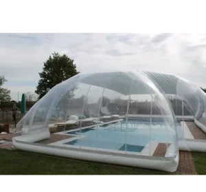 Buiten Transparante Inflatable Zwembadbedekking Koepel