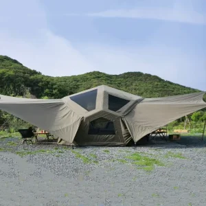 Outdoor Waterproof Inflatable Dome Tent for Camping House With Stove Hole