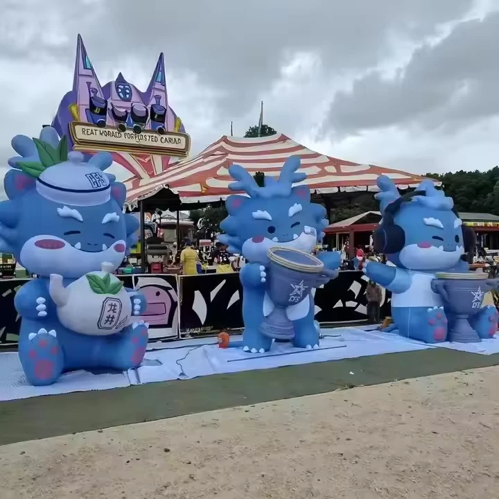 Biểu Tượng Hoạt Hình Lớn Ngoài Trời Inflatable Cartoon Character Advertising