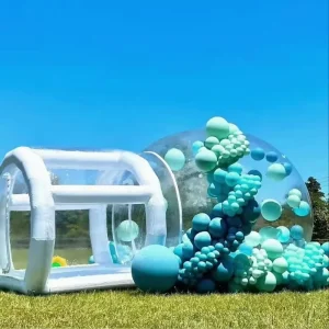 Outdoor Wedding Party Balloon Dome Tent Jumping Castle Transparent Inflatable Bubble Tent House for Kids and Adults