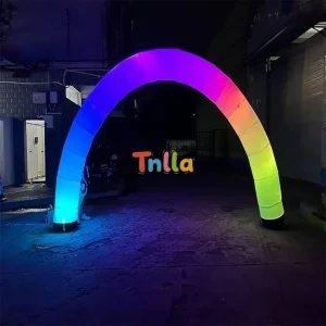 Outdoor Wedding Party Decoration Blow Up Archway Inflables RGB LED Lighted Arches Advertising Inflatable