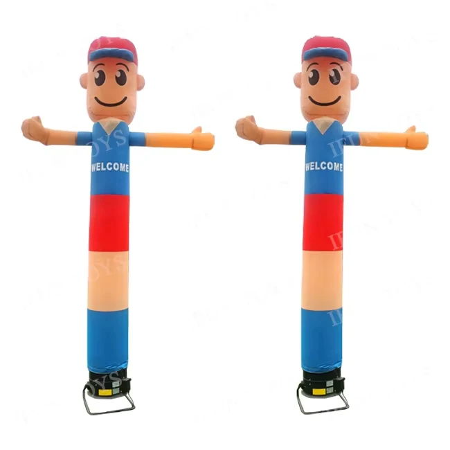 Buiten Welkom Opblaasbare Man Lucht Danser Man Die Waving Skyman Voor Reclame Promotie
