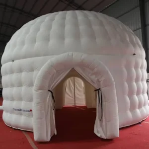 Carpa domo inflable blanca para eventos, fiestas, discotecas al aire libre
