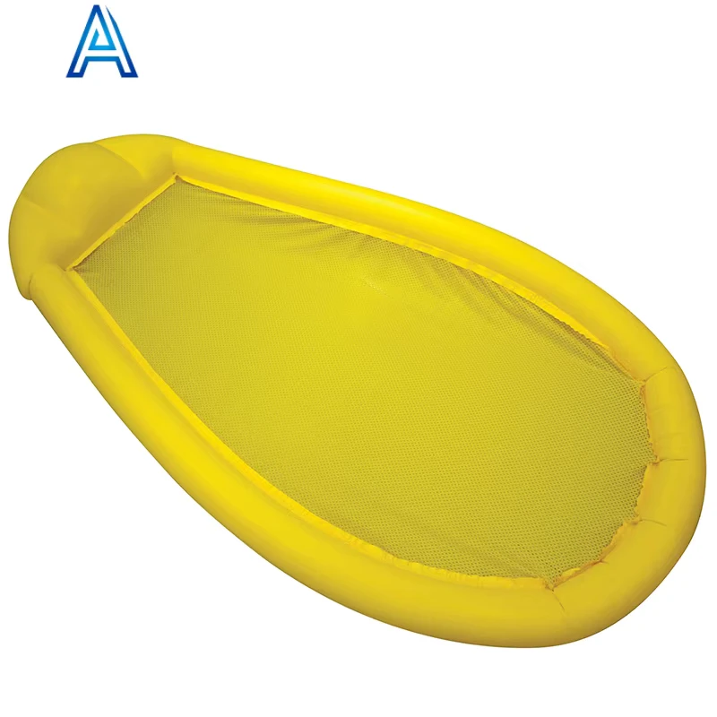 Oval Shape PVC Inflatable Airbed Mattress Lounger Mat Toy for Summer Water Float Toy