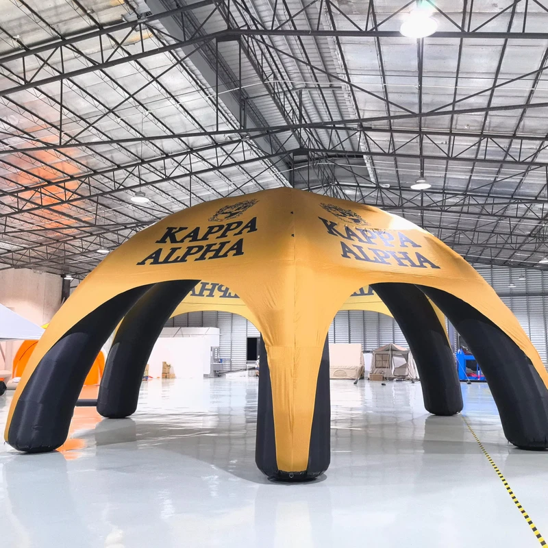 Oxford-Stoff Großes Inflatable Spider Dome Zelt für Werbeaktivitäten 3*3m 4*4m 5*5m 6*6m