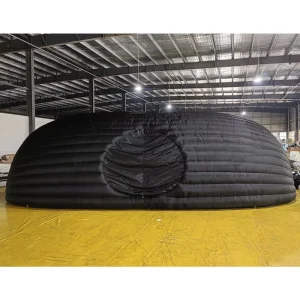 Oxford Inflatable Yoga Tent Hot Air Pod Dome Inflatable Hot Yoga Chamber with Led Light for Private Immersive Experience