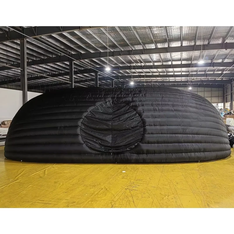 Oxford Inflatable Yoga Tent Hot Air Pod Dome Inflatable Hot Yoga Chamber with Led Light for Private Immersive Experience