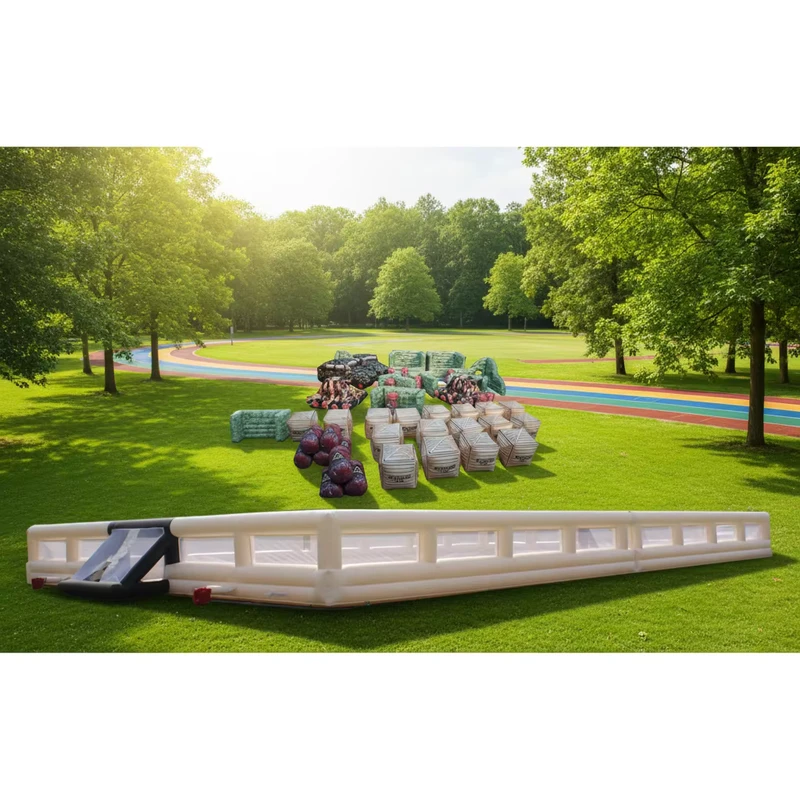 PD 103 tragbare Lufttaktische Feld aufblasbare Paintball-Arena, CE ROHS Material