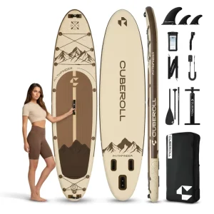 PF 11ft 11’6”x35″x6″ Inflatable Stand Paddle Board SAP Surfing Gonflable Paddleboard for Water Sports