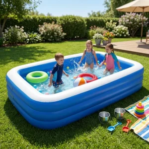 PVC Backyard Adult Children’s Thickened Inflatable Eco friendly Cross border Kids Material Pool Large Capacity Pool