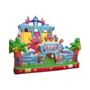 Castello gonfiabile in PVC con scivolo combinato Commerciale Castillo Inflable Castello gonfiabile personalizzabile per bambini