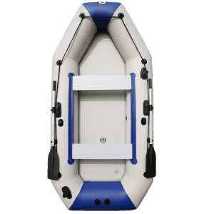 Barca gonfiabile in PVC con rete a clip, kayak pieghevole in gomma, resistente all'usura, per 1-5 persone, barca da pesca ad aria