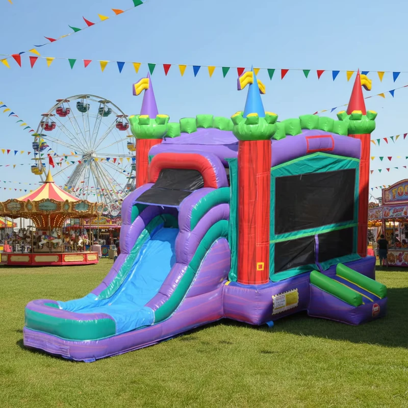 Castello Gonfiabile Combo in PVC Nuovo Design Prezzo di Fabbrica per Interni ed Esterni