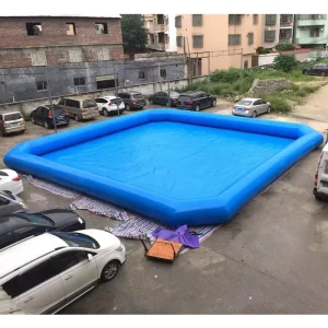 Kolam Air Inflatable Kelas Komersial Ramah Lingkungan Tahan Lama untuk Bola Zorb, Perahu Dayung Anak, Perahu Bumper, Ukuran Dapat Disesuaikan