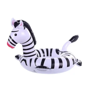 PVC Custom Zebra Children’s Swimming Ring PVC Material Cartoon Swimming Ring