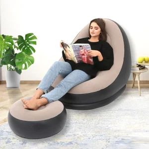 Sofa bơm hơi PVC nhung, sofa bơm hơi chất lượng cao, ghế bơm hơi