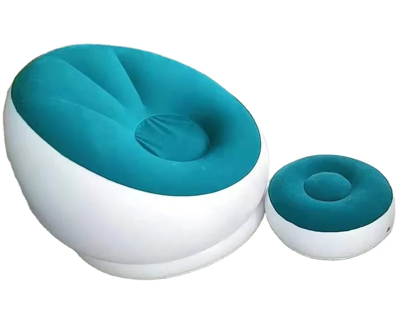 Divano a forma di petali gonfiabile in PVC, mobili per soggiorno, divano gonfiabile, materasso ad aria, sedia comoda per la casa
