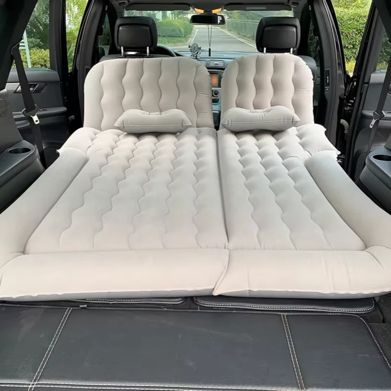 Kasur Tidur Mobil SUV Flocking PVC, Tempat Tidur Mobil, Kasur Udara, Furniture Rumah Kustom, Minimalis, Lipat, Luar Ruangan