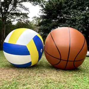 Bóng Chơi Inflatable Khổng Lồ PVC Mô Hình Bóng Chuyền Khổng Lồ cho Chơi Bãi Biển