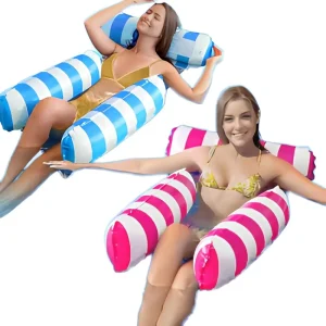 PVC Inflatable 3-in-1 Foldable Water Hammock Pool Float Summer Pool Toys for All