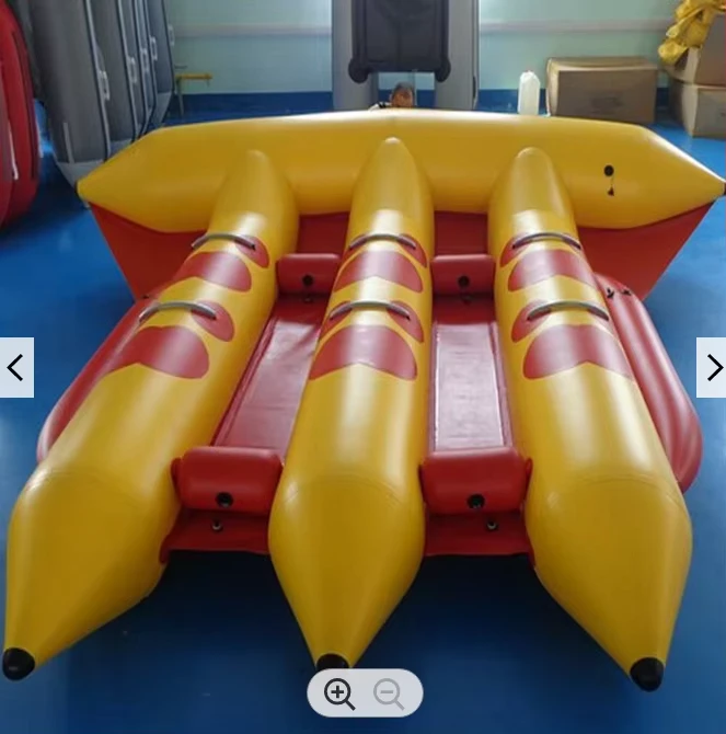 Banana Boat Gonfiabile in PVC per 6-8 Persone, Garanzia di 2 Anni, Capacità oltre 500 kg