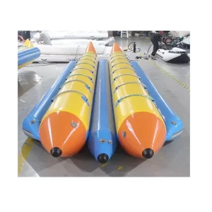 Kapal Pisang Split Inflatable PVC untuk Permainan Air yang Ditarik