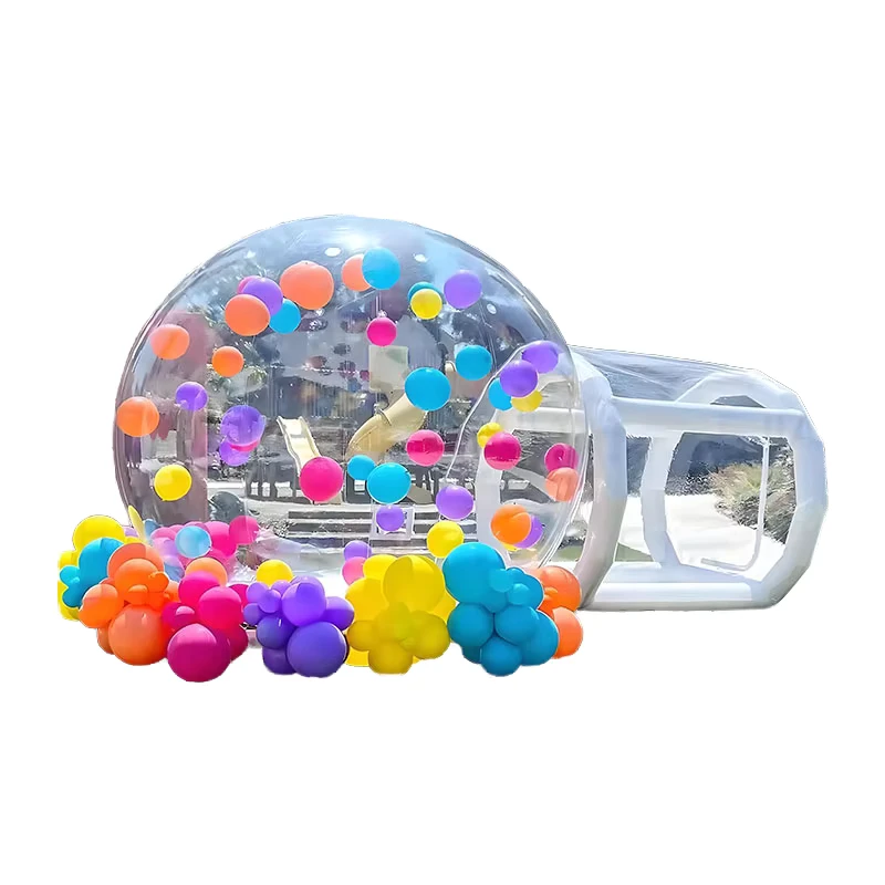 Tenda Gonfiabile Bubble House Trasparente Impermeabile per Campeggio all'Aperto
