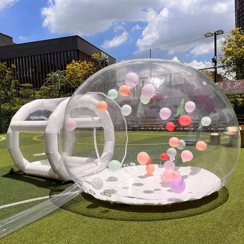 PVC Opblaasbare Bubble Tent Tunnel Koepelontwerp voor Kamperen CE-gecertificeerde Blazer 1 Jaar Garantie Aangepaste Grootte
