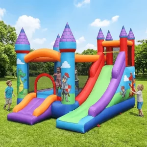 Château gonflable en PVC, combinaison de toboggan, château gonflable extérieur, maison de saut, maison gonflable commerciale pour enfants