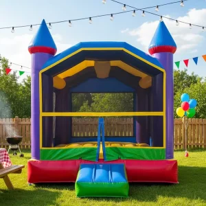 PVC Inflatable Castle Bouncy House 4x4m Multi functional for Commercial Outdoor Use Weddings & Birthday Parties Party Rental