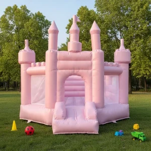Castillo inflable de PVC Princesa Jumper Bouncer Castillo saltarín con tobogán Casa de rebote inflable comercial para niños