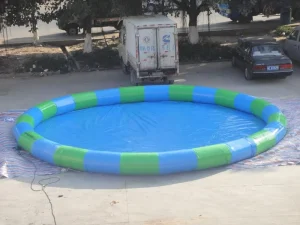 Piscina Inflável Comercial ao Ar Livre em PVC para 5 a 10 Passageiros