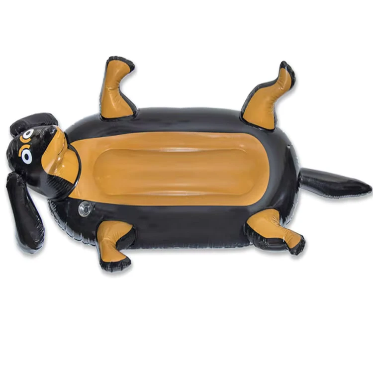 PVC Aufblasbarer Dackel Wurst Pool Float für Erwachsene und Kinder