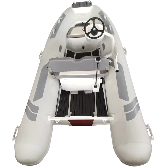 Thuyền Bơm Hơi PVC, Thuyền RIB Bơm Hơi Với Nhiều Tùy Chọn Sàn Phẳng, Bánh Xe và Mái Che Thuyền, Thuyền Nhôm Bơm Hơi