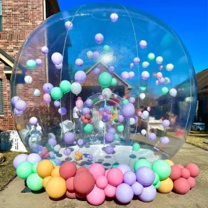 PVC Inflatable Dome Balloon Outdoor Party Ideas Clear House Model Kids Pop up Bubble Tent Digital Printing Blower Sea