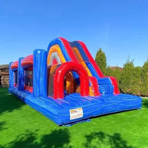 PVC Inflatable Durable Bouncy House with Climbing Bouncer Water & Dry Slide Kids Outdoor Garden Use Trampoline Park