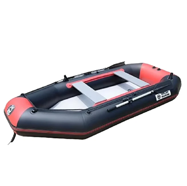 Barco de pesca inflable de PVC, plegable, con fondo de listones, kayak de carreras para 3 personas, deportes acuáticos al aire libre