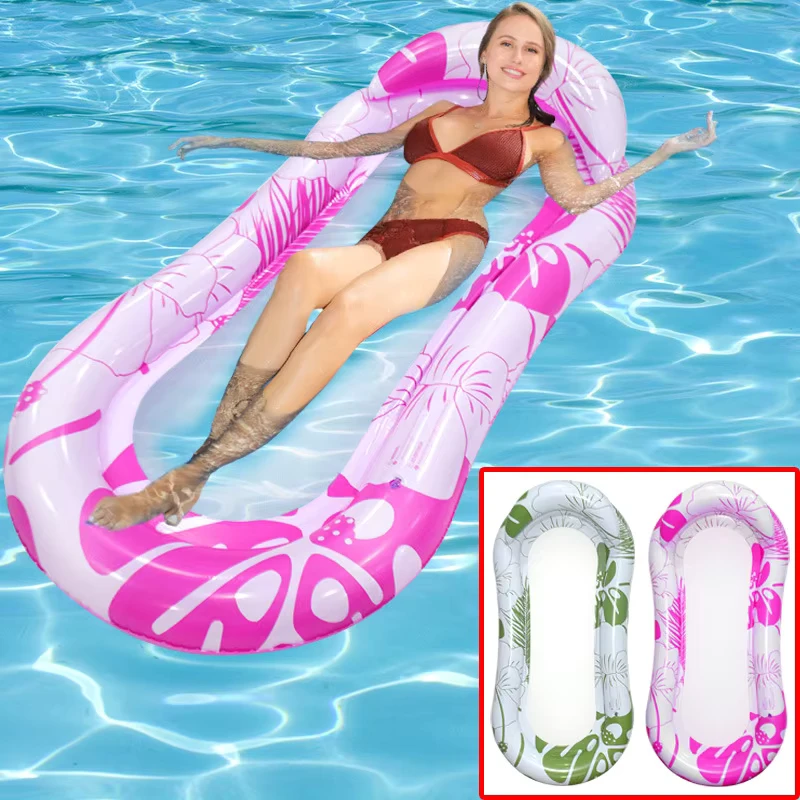 PVC Inflatable Float Lounge Pool Lounger and Sun Lounger for Outdoor Swimming Pool Inflatable Mat in Bulk