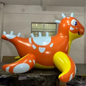 PVC Inflatable Floating Dragon Model Inflatable Sea Dragon Water Toys Riding for Swimming Pool