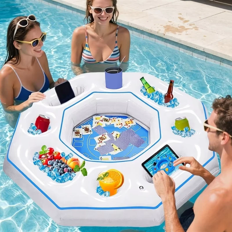 Bàn game phao PVC, bể bar chống nước, khay nổi di động