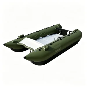 PVC Inflatable Kayak Catamaran 2 Person Wear Resistant Craft for Gentle River Waters Outdoor Entertainment Water Sport