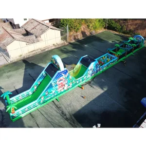 PVC Inflatable Obstacle Course CE Certified 500kg Capacity Easy Setup