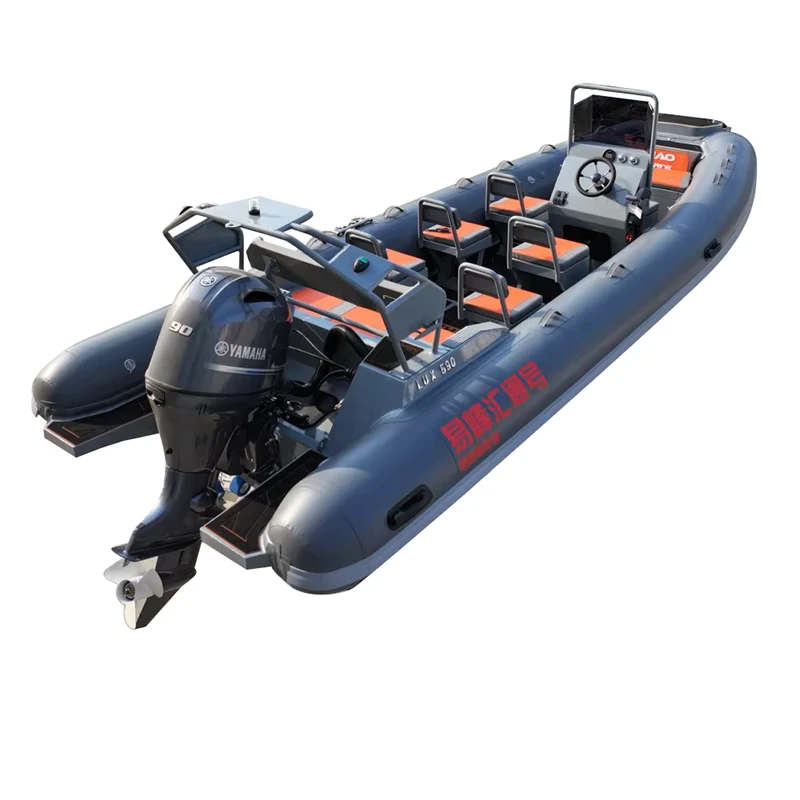 Botes Infláveis de Ponto de PVC - Barco de Pesca Inflável RIB 590 Hypalon