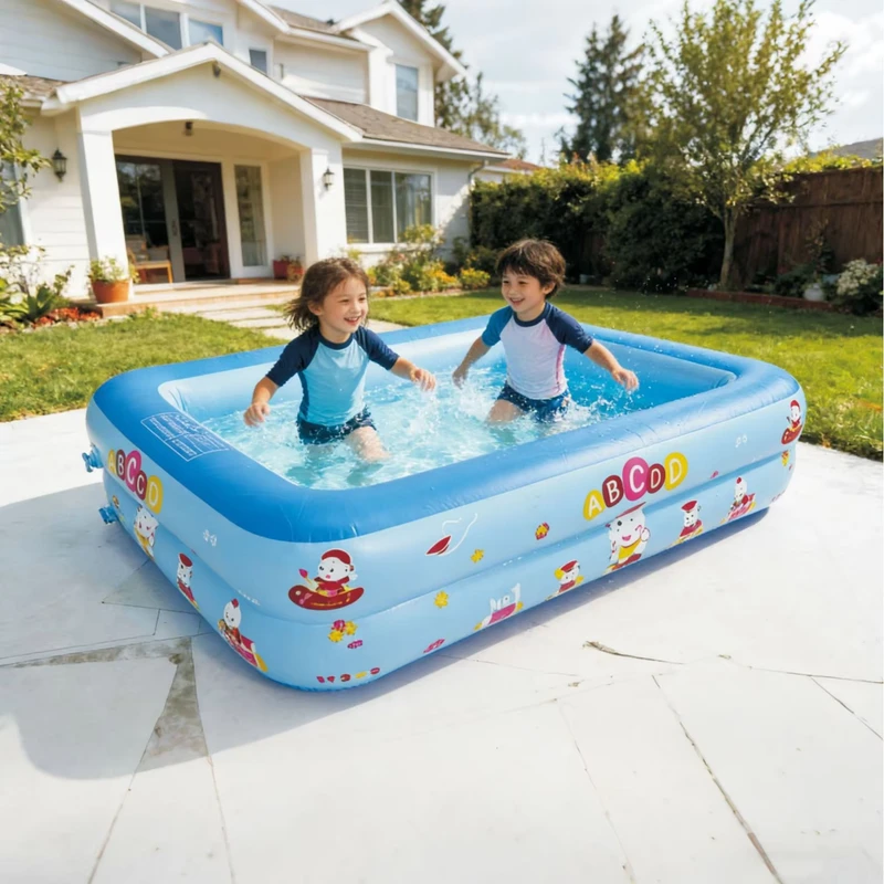 Piscina Inflable de PVC de Doble Capa, Piscina para Niños, Uso en Casa, Piscina Portátil para Juegos de Agua